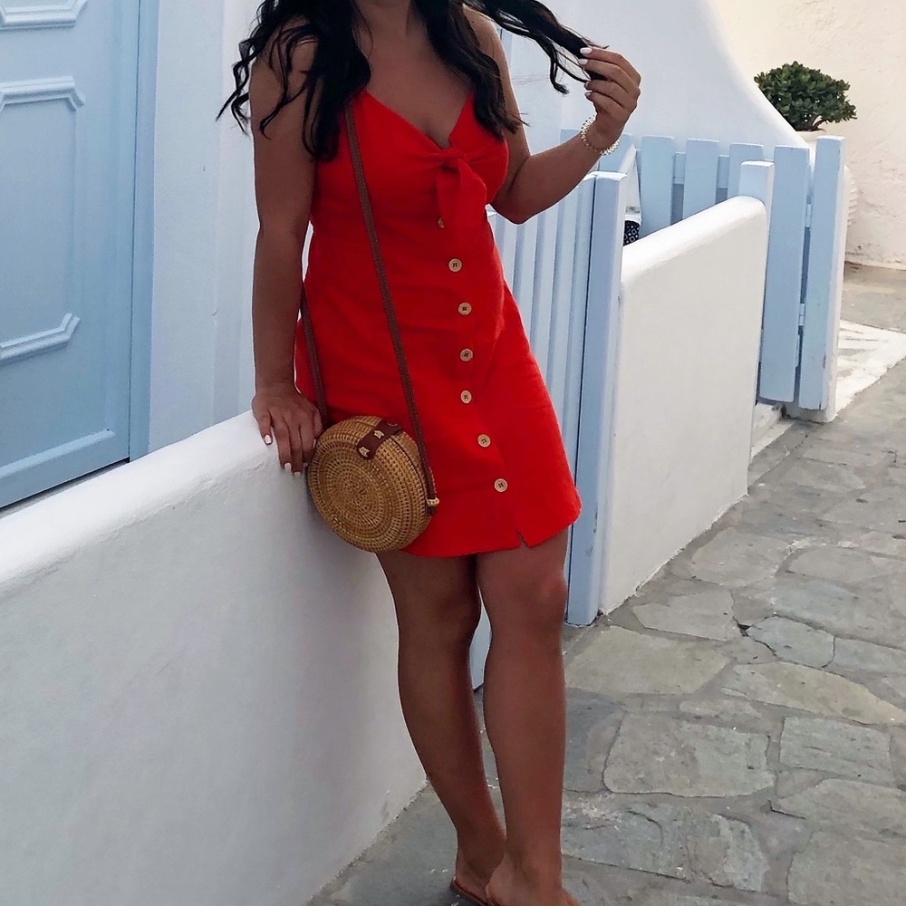 Linen summer dress